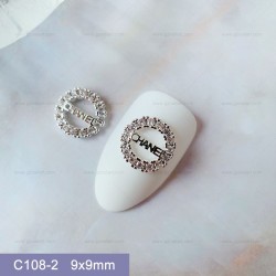 C108-2    10pcs/lot Chanel Nail Art