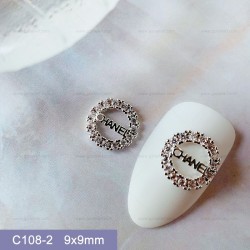 C108-2    10pcs/lot Chanel Nail Art