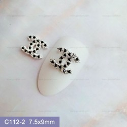 C112-2    10pcs/lot Chanel Nail Art