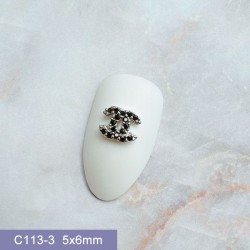 C113-3    10pcs/lot Chanel Nail Art