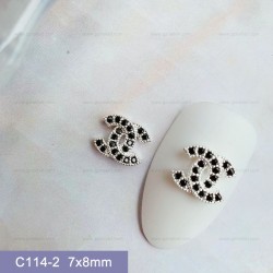 C114-2    10pcs/lot Chanel Nail Art