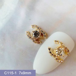 C115-1    10pcs/lot Chanel Nail Art