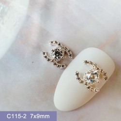 C115-2    10pcs/lot Chanel Nail Art