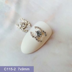 C115-2    10pcs/lot Chanel Nail Art