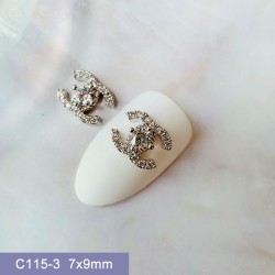 C115-3    10pcs/lot Chanel Nail Art