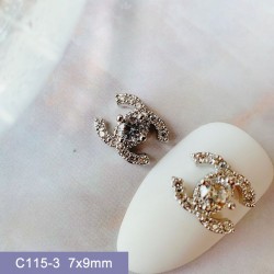 C115-3    10pcs/lot Chanel Nail Art