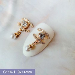 C116-1    10pcs/lot Chanel Nail Art