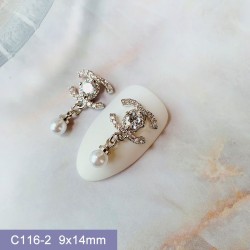 C116-2    10pcs/lot Chanel Nail Art