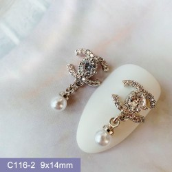 C116-2    10pcs/lot Chanel Nail Art