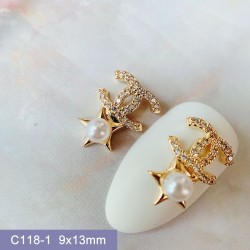 C118-1    10pcs/lot Chanel Nail Art