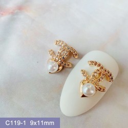 C119-1    10pcs/lot Chanel Nail Art