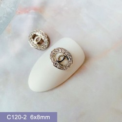 C120-2    10pcs/lot Chanel Nail Art