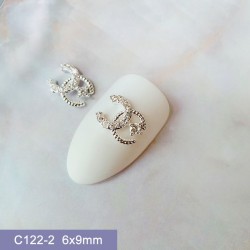 C122-2    10pcs/lot Chanel Nail Art