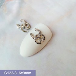 C122-3    10pcs/lot Chanel Nail Art