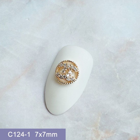 C124-1    10pcs/lot Chanel Nail Art