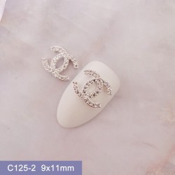 C125-2    10pcs/lot Chanel Nail Art