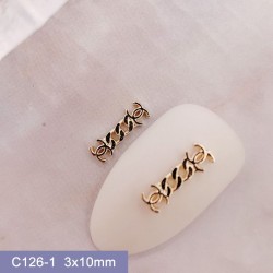 C126-1    10pcs/lot Chanel Nail Art