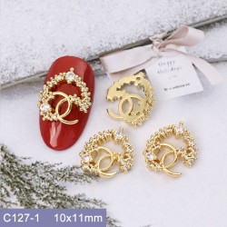 C127-1    10pcs/lot Chanel Nail Art