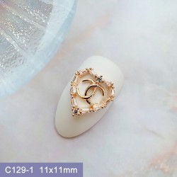 C129-1    10pcs/lot Chanel Nail Art