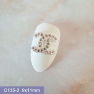 C135-2    10pcs/lot Chanel Nail Art