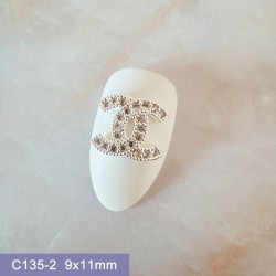 C135-2    10pcs/lot Chanel Nail Art