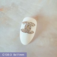 C135-3    10pcs/lot Chanel Nail Art