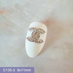 C135-3    10pcs/lot Chanel Nail Art