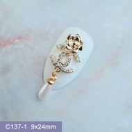 C137-1    10pcs/lot Chanel Nail Art