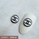 C143-1    10pcs/lot Chanel Nail Art