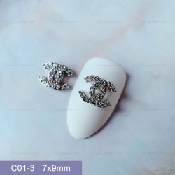 C01-3    10pcs/lot Chanel Nail Art