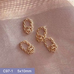 C97-1  10pcs/lot Chanel Nail Art