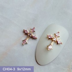 CH04-3   10pcs/lot Chrome Hearts Nail Art