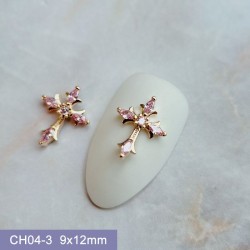 CH04-3   10pcs/lot Chrome Hearts Nail Art