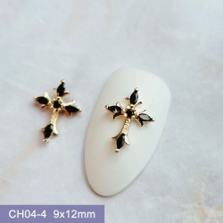 CH04-4   10pcs/lot Chrome Hearts Nail Art