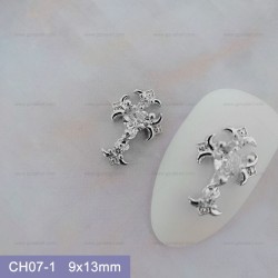 CH07-2    10pcs/lot Chrome Hearts Nail Art