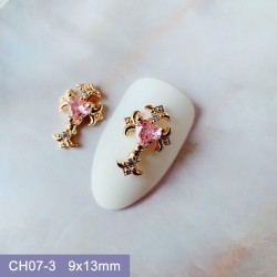 CH07-3    10pcs/lot Chrome Hearts Nail Art