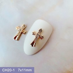 CH20-1   10pcs/lot Chrome Hearts Nail Art