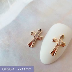 CH20-1   10pcs/lot Chrome Hearts Nail Art