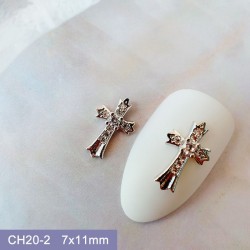 CH20-2   10pcs/lot Chrome Hearts Nail Art