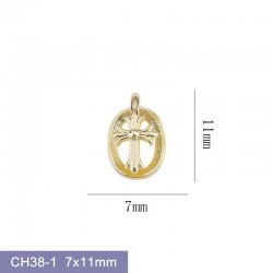 CH38-1   10pcs/lot Chrome Hearts Nail Art