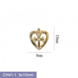 CH41-1   10pcs/lot Chrome Hearts Nail Art