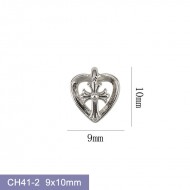 CH41-2   10pcs/lot Chrome Hearts Nail Art