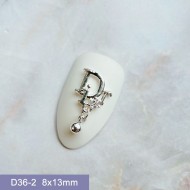 D36-2  10pcs/lot  Dior Nail Art