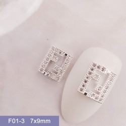 F01-3    10pcs/lot Fendi Nail Art