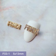 F03-1  10pcs/lot  Fendi Nail Art