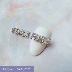 F03-2  10pcs/lot  Fendi Nail Art