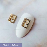 F04-1  10pcs/lot  Fendi Nail Art