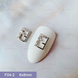 F04-2  10pcs/lot  Fendi Nail Art