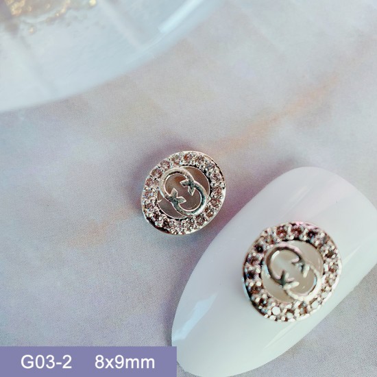 G03-2  10pcs/lot Gucci Nail Art