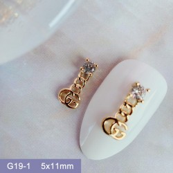 G19-1  10pcs/lot Gucci Nail Art